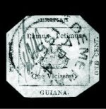 ( 02) The Unique British Guiana 1856 One-Cent 2 Infrared image.jpg